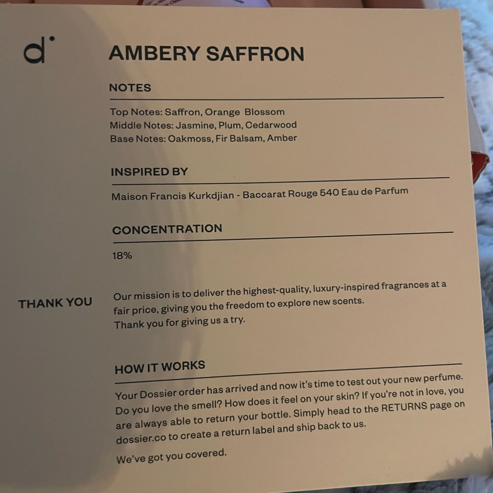 Baccarat Rouge 540 inspired - Picture 4 of 5